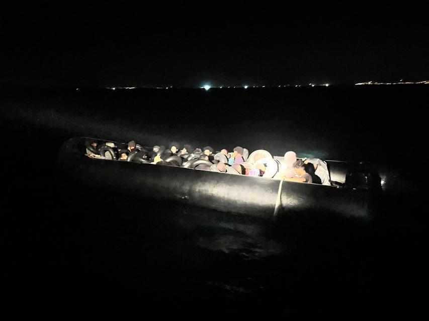 Didim açıklarında gece operasyonu: 40 kişi yakalandı