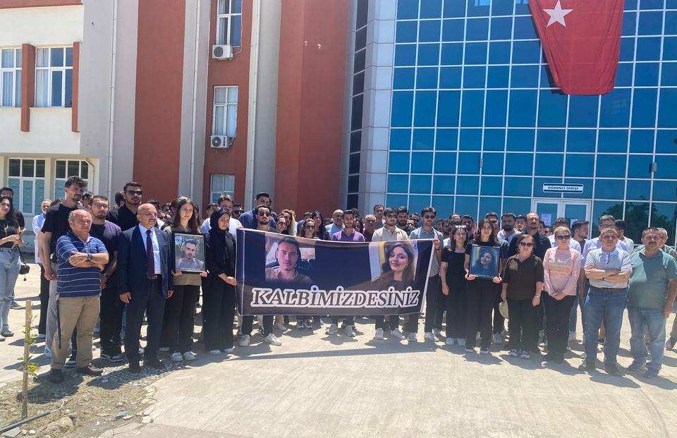 ADÜ’de duygulandıran tören: Sıla ve Selim’in adına fidan dikildi