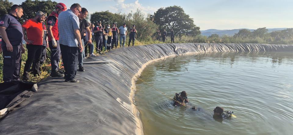 Sulama göletinde erkek cesedi bulundu