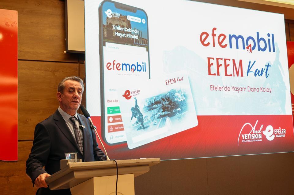 Başkan Yetişkin ‘Efem Kart’ ve ‘Efe Mobili’ tanıttı