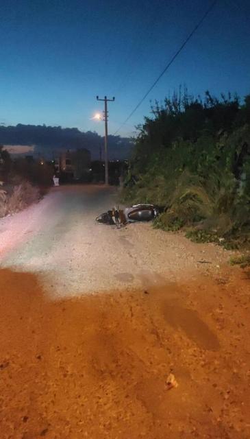Devrilen motosikletin 11 yaşındaki sürücüsü yaralandı