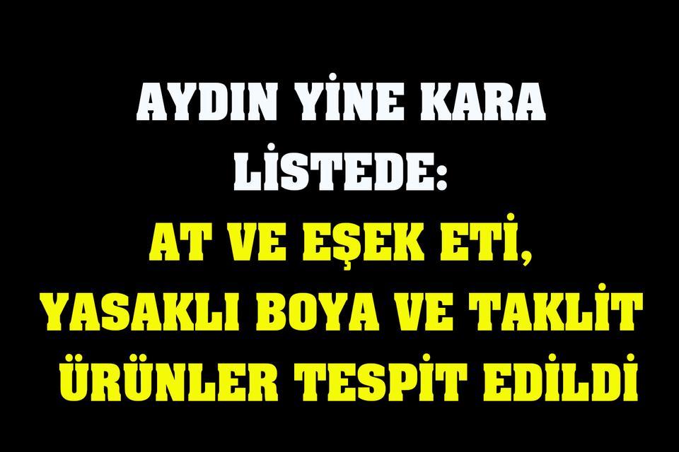 Aydın yine kara listede
