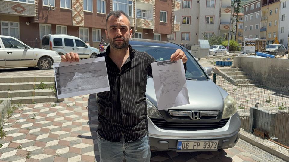 Otomobilin üç önceki sahibinin cezası yeni sahibine kaldı