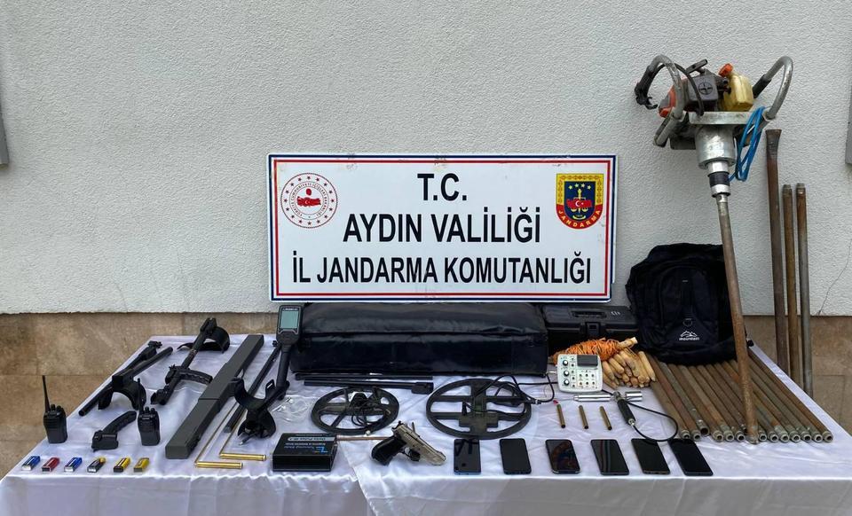 Aydın’da define operasyonu: 6 kişi yakalandı