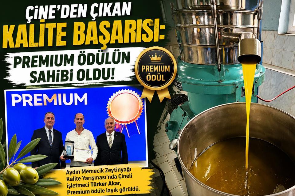 Çine’den çıkan kalite başarısı: Premium ödülün sahibi oldu