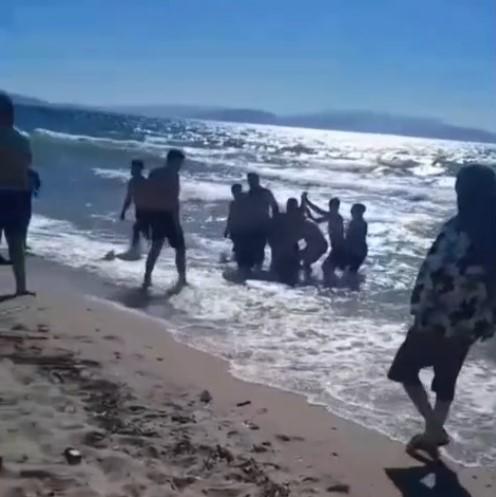 Aydın'da iki kişi boğulma tehlikesi geçirdi
