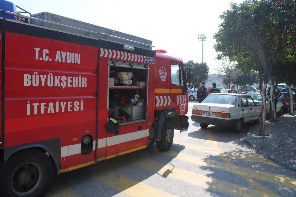 Aydın'da "Araçtan duman çıkıyor" ihbarı ekipleri harekete geçirdi