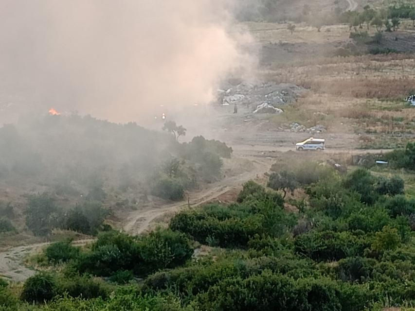 Çine’de yangın çıktı
