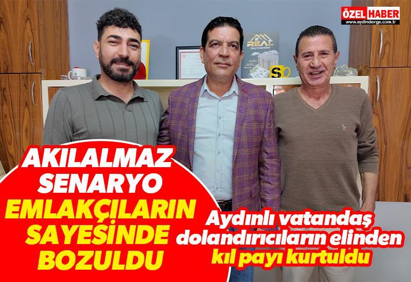 Aydınlı vatandaş dolandırıcıların elinden kıl payı kurtuldu