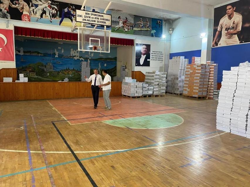 Söke’de ücretsiz ders kitaplarının dağıtım hazırlıkları sürüyor
