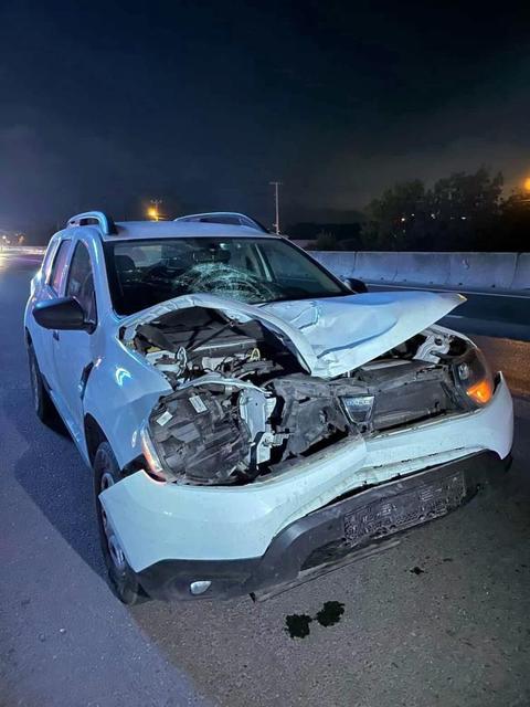 SUV çarptı, üzerinden birçok araç geçti