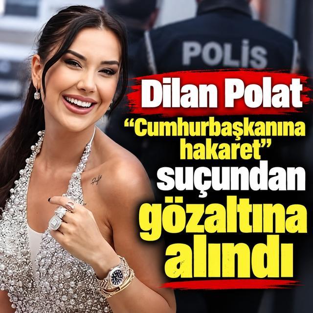 Dilan Polat "Cumhurbaşkanına hakaret" suçundan gözaltına alındı