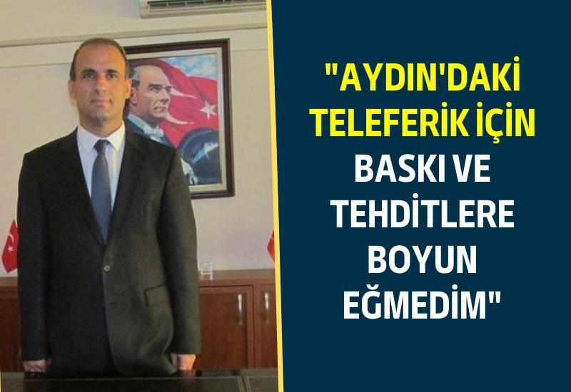 Eski Aydın Sanayi ve Teknoloji İl Müdürü Tunay Çoban, görev yaptığı dönemde Aydın'daki Aytepe teleferiğini mühürlediklerini, gelen baskı ve tehditlere de boyun eğmediğini söyledi.

Ocak 2017 - Ocak 2020 tarihleri arasında Aydın'da 3 yıl Sanayi ve Teknoloji İl Müdürü olarak görev yapan Tunay Çoban, Antalya'da yaşanan teleferik faciası sonrasında sosyal medya hesabından bir paylaşım yaptı. Çoban, paylaşımında şu ifadeleri kullandı:

"Aydın Sanayi ve Teknoloji İl Müdürü olarak görev yaptığım dönemde; Aydın Büyükşehir Belediyesince işletilen Aytepe teleferiğini yaptığımız denetim sonucunda güvensiz bularak mühürlemiştik. Teleferiğin o haliyle işletilmesi için dönemin Vali Yrd Ö.F.G başta olmak üzere bir çok baskı ve tehditle karşılaştık.. Boyun eğmeyince, olmadık kumpas ve şikayetlerle, soruşturma üzerine soruşturma, müfettiş üzerine, müfettiş görmüştük, Sonunda görevden aldırmayı başardılar ama, bu dik duruşumuzla belki de olası bir teleferik kazasında yitireceğimiz bir canı önlemiştik. Antalya da yaşanan teleferik kazasını görünce nedense o dönemi hatırladım."