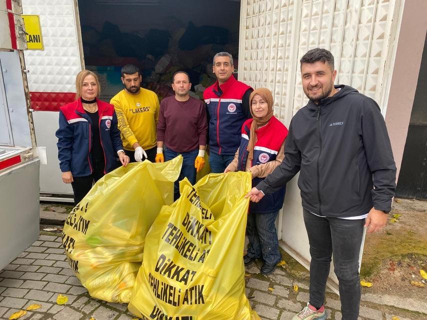 AYDIN'DA 11 BİN KİLOGRAM ZİRAİ KATI ATIK TOPLANDI