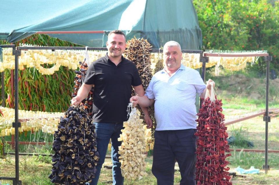 Nazilli'de kurutmalık sebze oymacılığı "bacasız fabrikaya" dönüştü