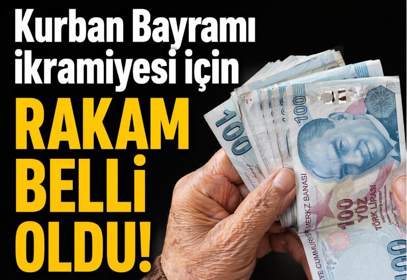 Kurban Bayramı ikramiyesi için rakam belli oldu