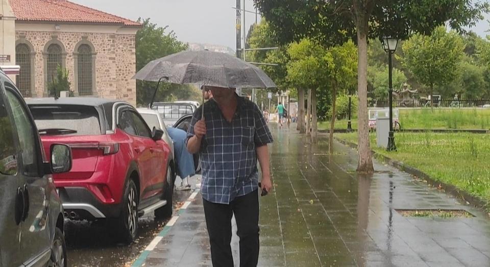 Beklenen yağmur geldi