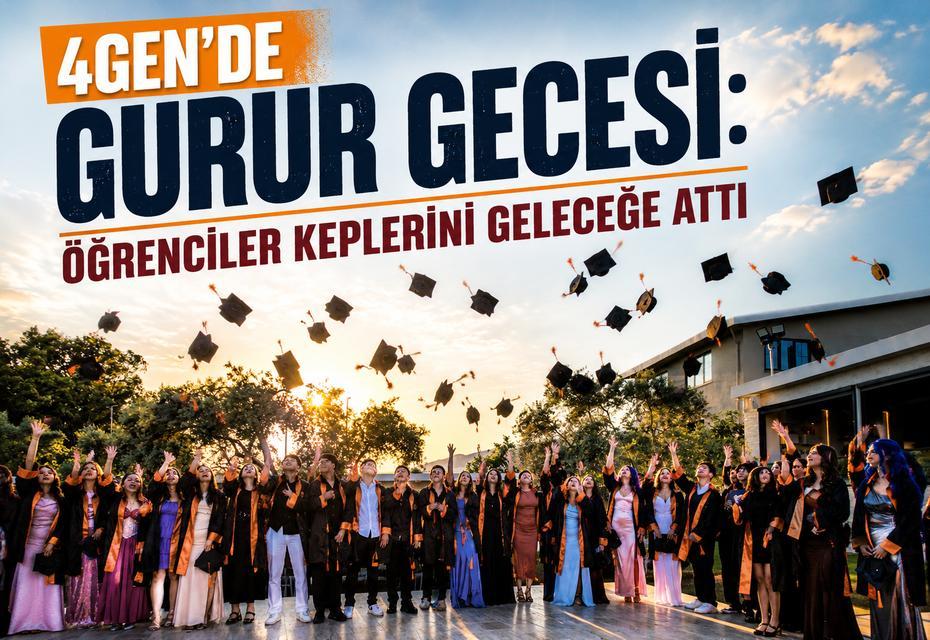 4GEN’de gurur gecesi: Öğrenciler keplerini geleceğe attı