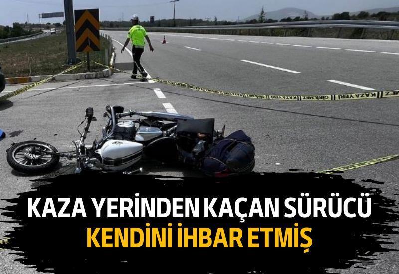 Kaza yerinden kaçan sürücü kendini ihbar etmiş