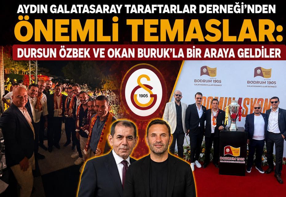 Aydın Galatasaray Taraftarlar Derneği’nden önemli temaslar