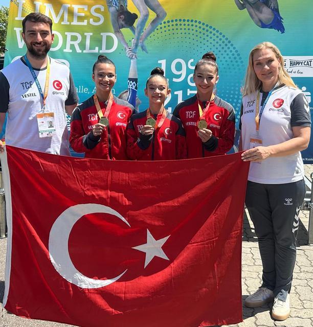 Almanya’dan ilk altın madalyayı Aydın’a getirdiler