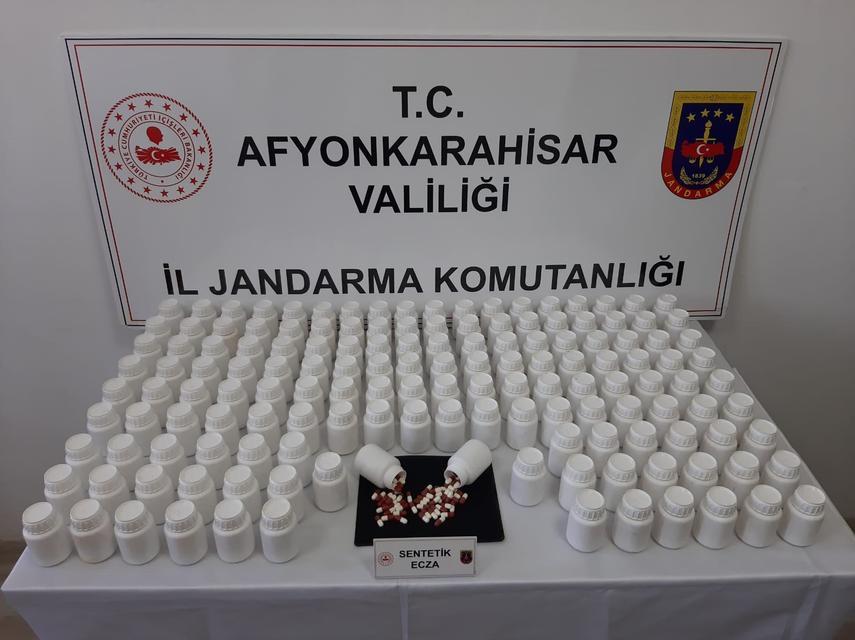 8 bin 81 adet uyuşturucu hap ele geçirildi