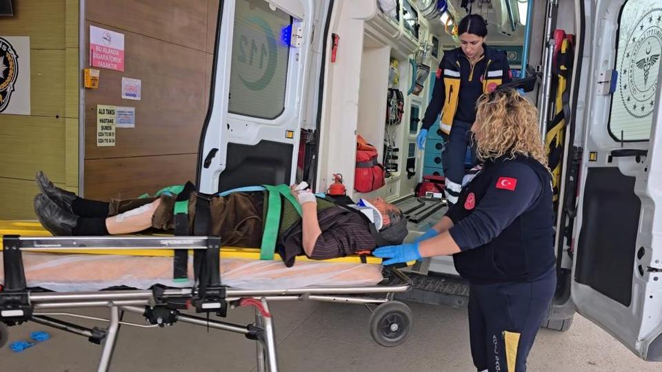 Işık ihlali kaza getirdi: 2 yaralı