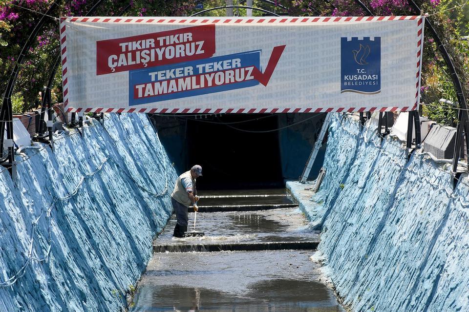 Damlacık Deresi’nde detaylı temizlik çalışması
