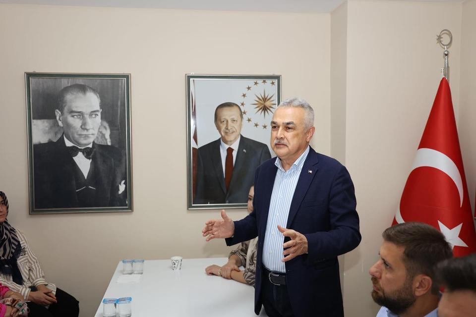 Savaş Çine’de teşkilatla buluştu
