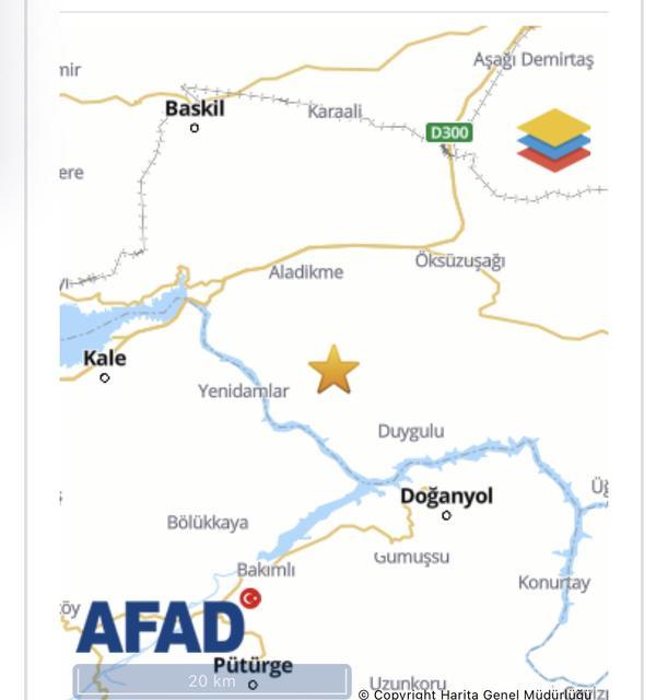 Elazığ’da peş peşe 4 deprem