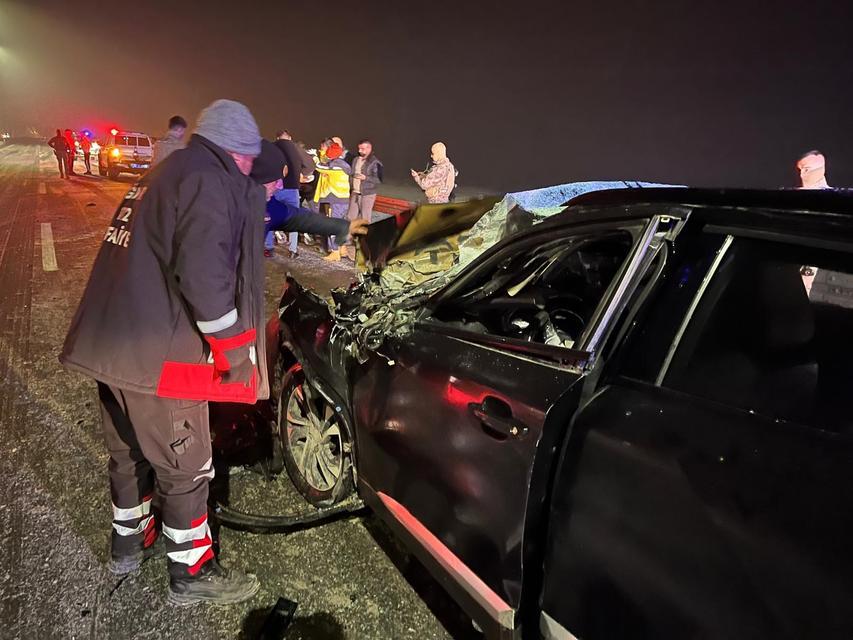 Trafik kazasında 1 kişi yaralandı