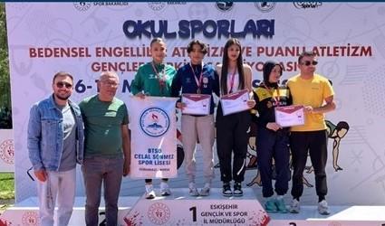 Eskişehir’de Aydın rüzgarı: Genç Atletler Türkiye Şampiyonası’na damga vurdu