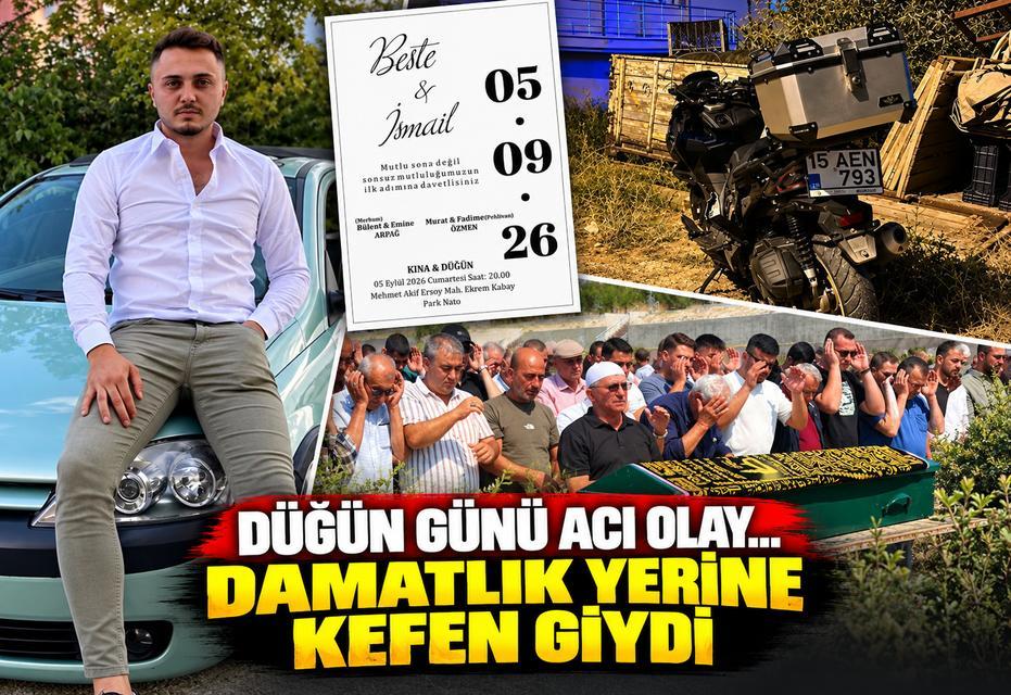 Düğün günü acı olay... Damatlık yerine kefen giydi