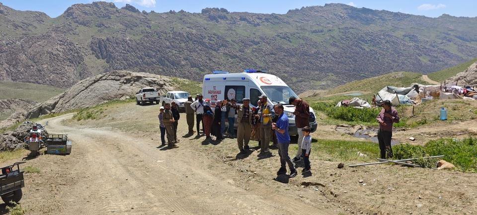 ŞIRNAK'TA YAYLADA KALANLARIN ÇADIRLARINI FIRTINA VURDU: 3 YARALI