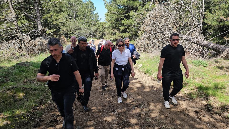 NAZİLLİ'DE KAYMAKAM KAN ÖNCÜLÜĞÜNDE DOĞA YÜRÜYÜŞÜ YAPILDI