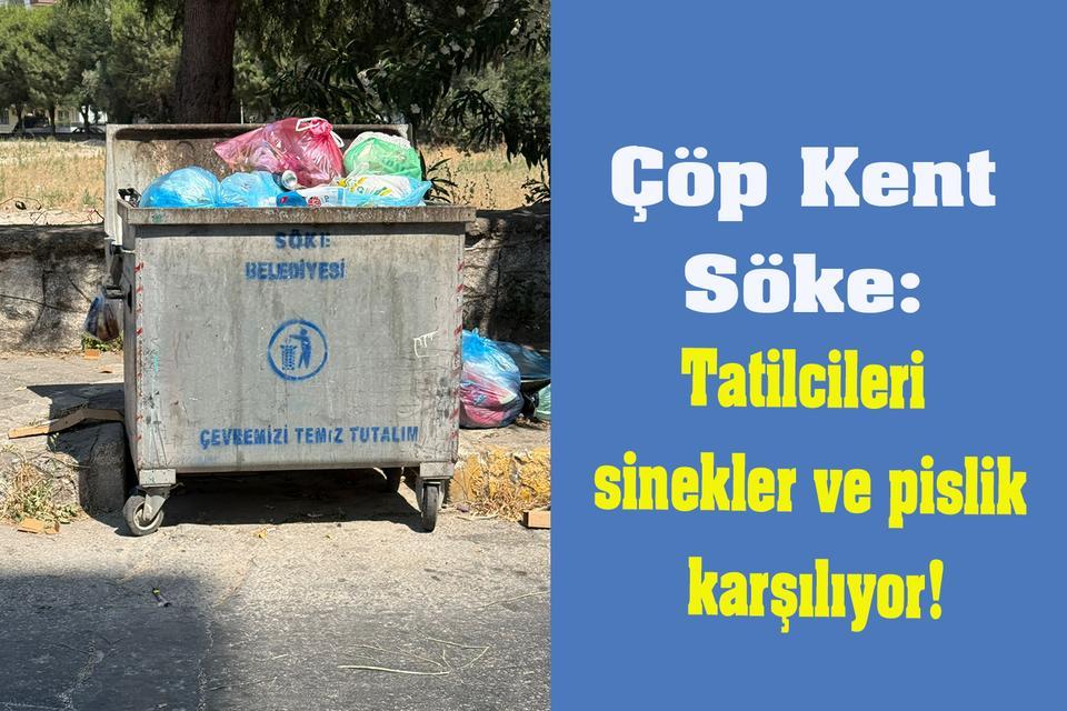 Çöp Kent Söke: Tatilcileri sinekler ve pislik karşılıyor