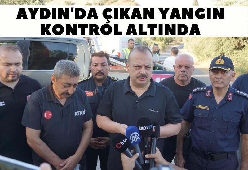 Aydın'da çıkan yangın kontrol altında