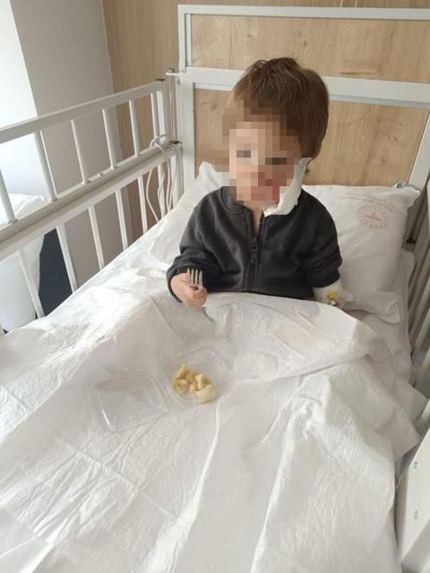 Pitbull cinsi köpeğin saldırısına uğrayan çocuk taburcu oldu