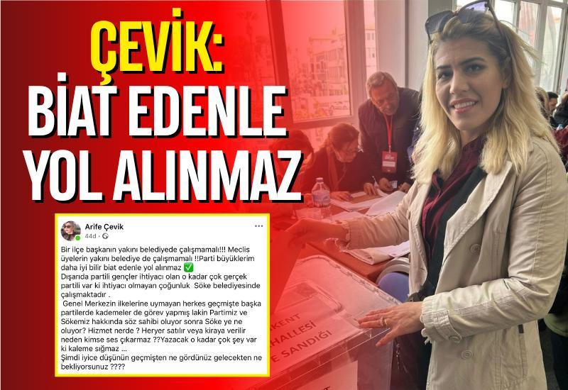 Çevik: Biat edenle yol alınmaz