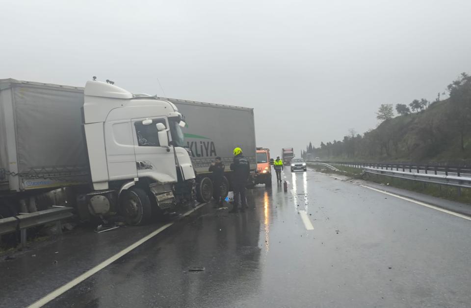 Aydın-Muğla Karayolu’nda korkutan tır kazası