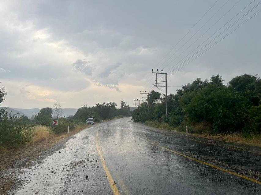 Bozdoğan yağmurla serinledi
