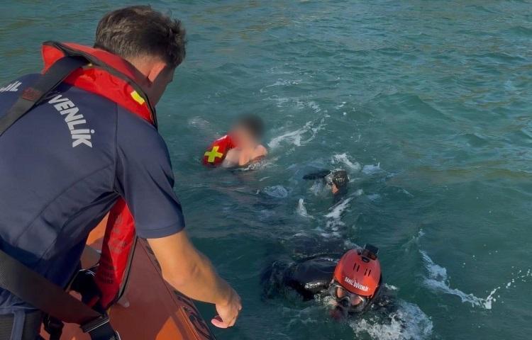 Kuşadası'nda kürek sörfü kabusa döndü