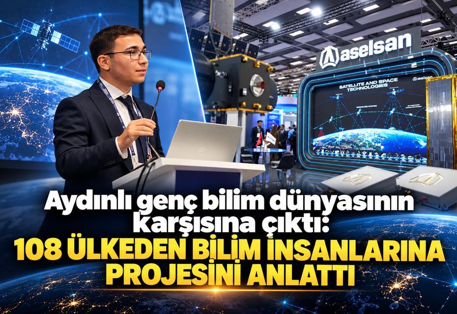 Aydınlı genç bilim dünyasının karşısına çıktı