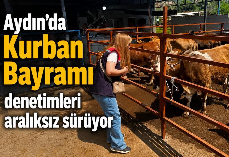 Aydın’da Kurban Bayramı denetimleri aralıksız sürüyor