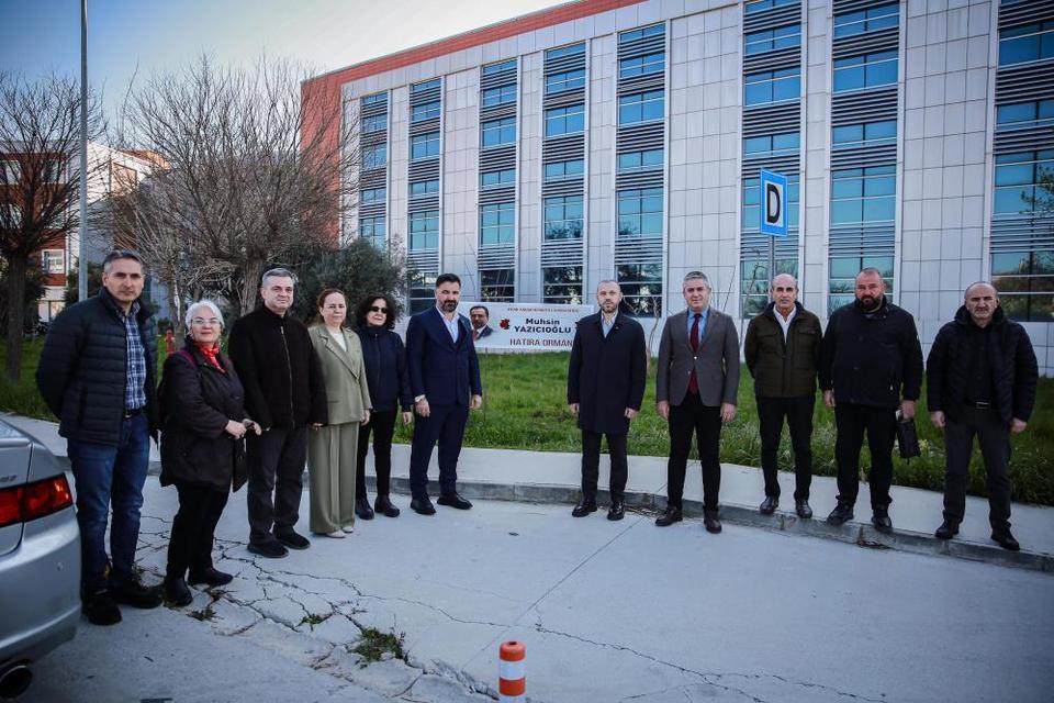 ADÜ'de fidanlar Muhsin Yazıcıoğlu anısına dikildi