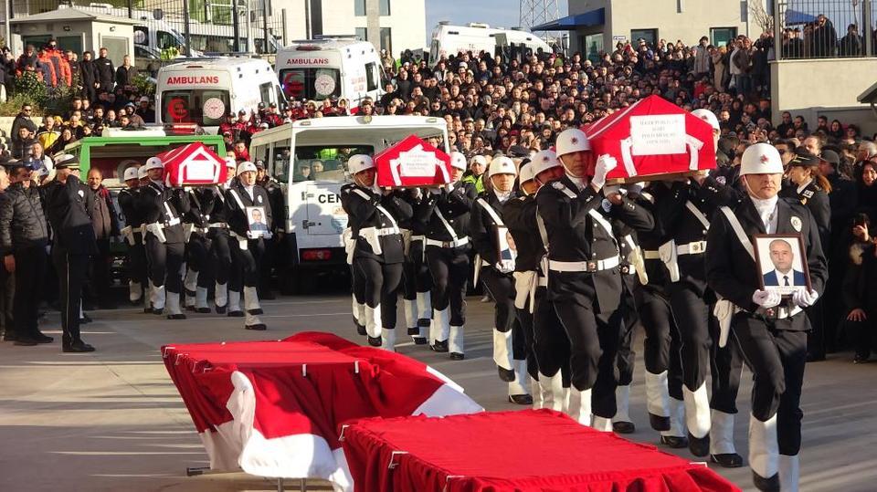 Şehit polislerimize veda