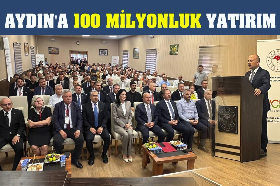 Aydın'a 100 milyonluk yatırım