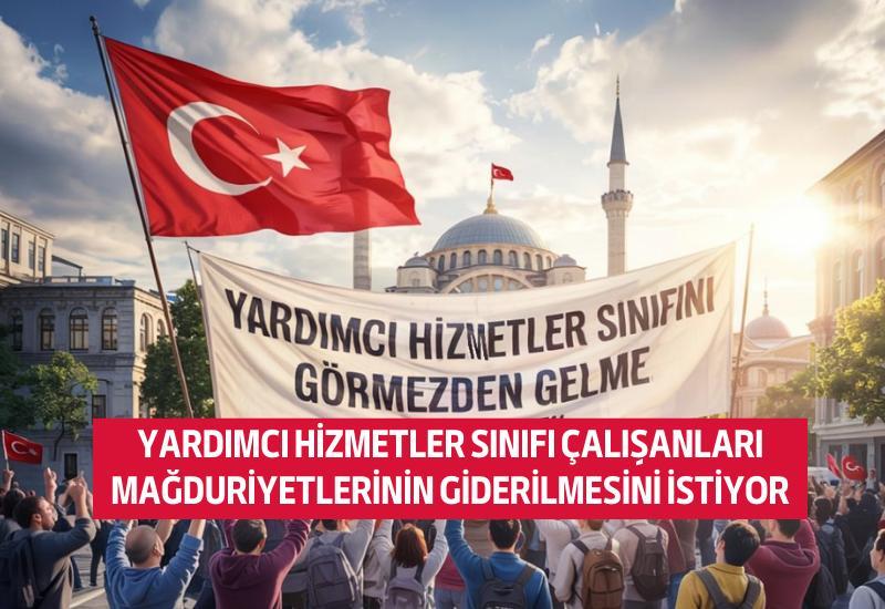 Yardımcı hizmetler sınıfı çalışanları mağduriyetlerinin giderilmesini istiyor