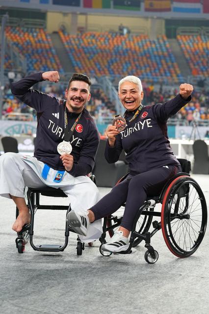 Aydınlı milli sporcu Uslu gümüş madalyanın sahibi oldu