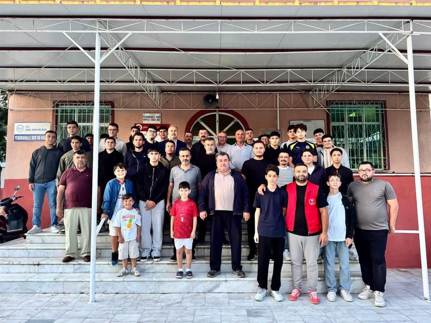 Çine’de sabah namazında buluştular, milli heyecanı birlikte yaşadılar